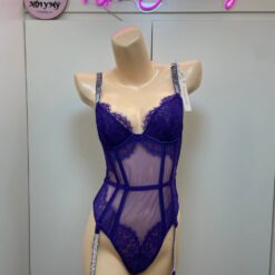 Teddy Victoria’s Secret ren dây đá màu tím 228077qcj