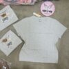 Áo thun cotton Pink tay ngắn màu xám 142620qcv