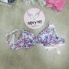 Áo lót Victoria Secret nâng vừa cài trước thun lạnh phối ren màu xanh biển 429670qd2