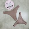 Quần lót Pink lọt khe thun cotton màu nâu 294099qg7