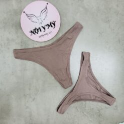 Quần lót Pink lọt khe thun cotton màu nâu 294099qg7