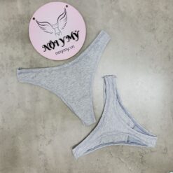 Quần lót Pink lọt khe thun cotton màu xám 294099qg7