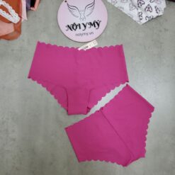 Quần lót Victoria Secret nửa mông thun lạnh không viền màu hồng sen 26897217