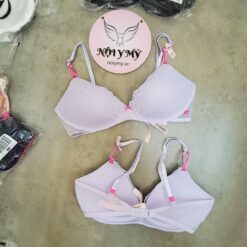 Áo lót Victoria Secret nâng vừa không gọng ren màu tím 176571qcj