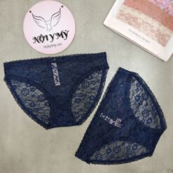 Quần lót Victoria’s Secret bikini ren màu xanh navy 415984qg2