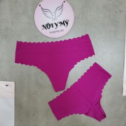 Quần lót Victoria Secret lọt khe không viền màu tím hồng 312784