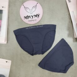Quần lót Victoria’s Secret bikini thun seamless màu xanh xám 521260