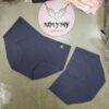 Quần lót Victoria Secret nguyên mông thun lạnh không viền màu xanh xám 416301qad