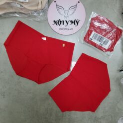 Quần lót Victoria Secret nguyên mông thun lạnh không viền màu đỏ 416301qd4