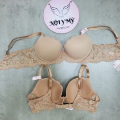 Áo lót Victoria Secret Dream Angels không nâng mút mỏng thun lạnh phối ren màu da 419872ser