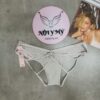 Quần lót Victoria Secret nửa mông thun lạnh phía sau đan dây hở mông màu xám 420267seq