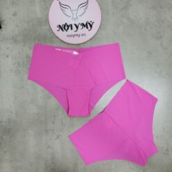 Quần lót Pink nửa mông thun lạnh không viền màu hồng 415335