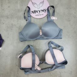 Áo lót Victoria Secret bombshell thun lạnh dây đính đá màu xám 421998qbv