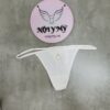 Quần lót Victoria Secret lọt khe dây thun cotton màu trắng hình nhẫn 408680qj5