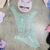 Quần lót Victoria Secret nửa mông lưng cao ren màu xanh ngọc 417745qg2