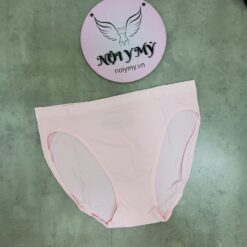 Quần lót Victoria’s Secret nguyên mông lưng cao thun seamless màu hồng 424164