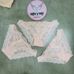 Quần lót Victoria Secret bikini ren màu hồng nhạt 425520qe7