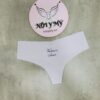 Quần lót Victoria Secret lọt khe không viền màu tím chữ 416297