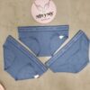 Quần lót Victoria’s Secret nguyên mông thun cotton màu xanh dương nhạt 27065151