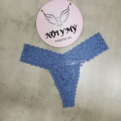 Quần lót Victoria Secret lọt khe ren màu xanh dương 419060qns