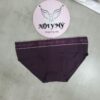 Quần lót Victoria’s Secret nguyên mông thun cotton màu tím sẫm 415901