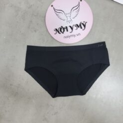 Quần lót Pink nguyên mông thun seamless màu đen 416232