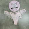 Quần lót Victoria Secret lọt khe thun lạnh phối ren màu hồng 26985262