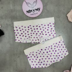 Quần lót Pink short cotton màu hồng phía sau chữ 425412qed