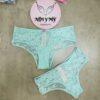 Quần lót Victoria’s Secret nửa mông ren màu xanh ngọc 422467qcz (Copy)