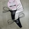 Quần lót Pink lọt khe ren cột dây màu hồng sen 432974qb6
