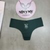 Quần lót Victoria’s Secret lọt khe thun lạnh không viền màu xanh lá logo 423367