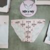 Quần lót Victoria’s Secret bikini thun cotton màu hồng sọc hoạ tiết 415968