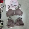 Áo lót Victoria Secret dream angel nâng vừa thun lạnh phối ren màu nâu 418488qdu