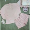Set ngủ Victoria's Secret Chất Liệu màu hồng hoạ tiết đính đá 429336qa6
