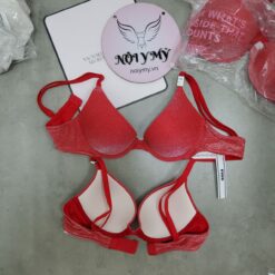 Áo lót Pink nâng vừa thun lạnh màu đỏ kim sa 430644qd4