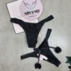 Quần lót Victoria Secret lọt khe thun lạnh phía sau đính nơ màu đen 431430qb4