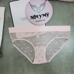 Quần lót Victoria Secret  nguyên mông ren màu hồng kim sa 431574sss