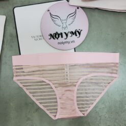 Quần lót Pink nguyên mông ren màu hồng kim sa 431737spy