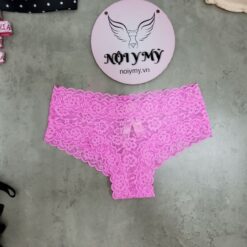 Quần lót Victoria Secret nửa mông ren màu hồng nhạt 419058qas