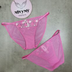 Quần lót Pink bikini ren lưới màu hồng tim 431003qax (Copy)