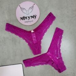 Quần lót Victoria Secret lọt khe ren màu tím 434160qcj (Copy)