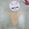 Quần lót Victoria Secret lọt khe dây thun cotton viền ren màu da 417795seq