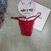 Quần lót Victoria Secret lọt khe dây satin phía sau lưới nơ trắng 415327q9z