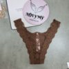 Quần lót Victoria Secret nửa mông ren lưng cao màu nâu 417745qg6