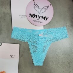 Quần lót Victoria Secret lọt khe ren phía sau đan dây màu xanh biển 426048qdg