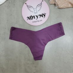 Quần lót Victoria Secret lọt khe không viền phối ren màu tím 431662qcj