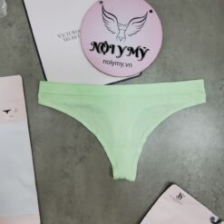 Quần lót Victoria Secret lọt khe thun seamless màu xanh mint 11281779