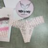 Quần lót Victoria Secret lọt khe ren màu hồng sọc trắng 419060spu