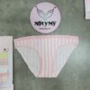 Quần lót Victoria’s Secret bikini thun cotton màu hồng sọc 415968 [HÃNG KHÔNG GẮN TEM]