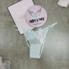 Quần lót Victoria Secret nửa mông ren hở mông màu xanh ngọc 434447qd2